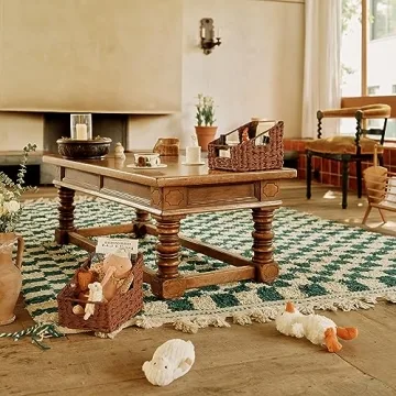 GRANNY SAYS Wicker Storage Baskets Waterproof with Handles