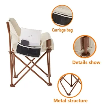 TOSAMC Portable Lightweight Camping Chair For Outdoor Use