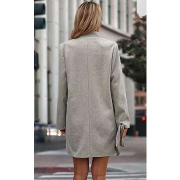 Angashion Women Casual Blazer Jacket for Stylish Comfort