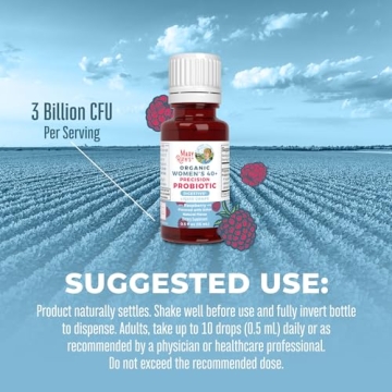 Organic Probiotic Liquid Drops for Women's Digestive Health