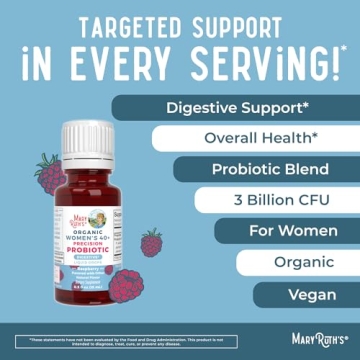 Organic Probiotic Liquid Drops for Women's Digestive Health