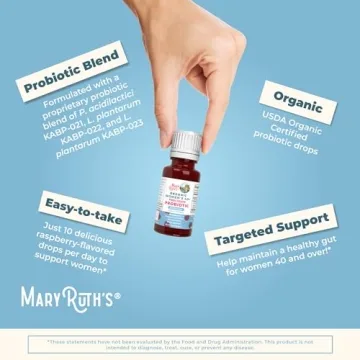 Organic Probiotic Liquid Drops for Women's Digestive Health