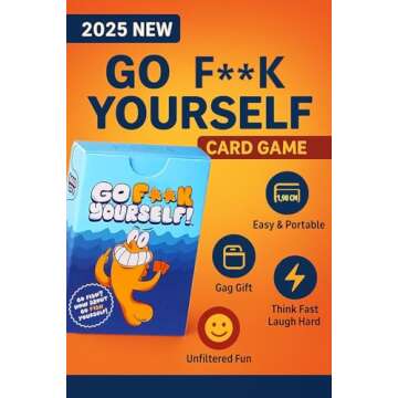 Go F Card Game Yourself for Adults – Fun Night Party Game with a Twist