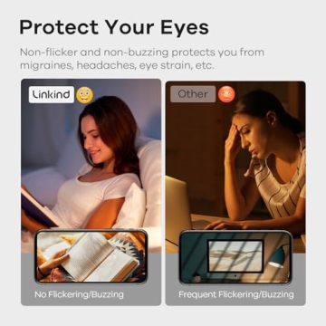 Linkind A19 LED Bulbs Dimmable 2700K Soft White 6 Pack