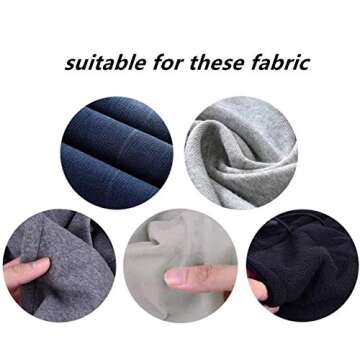 2 Pack Hem Tape Iron-on Adhesive Each 70 Yards Fabric Fusing Hemming Tape for Clothes (1/2 Inch and 1Inch)