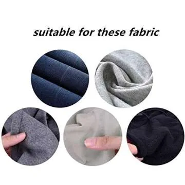 2 Pack Hem Tape Iron-on Adhesive Each 70 Yards Fabric Fusing Hemming Tape for Clothes (1/2 Inch and 1Inch)