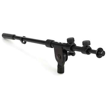 OnStage MSA7040TB Top Mount Telescoping Microphone Boom, Black