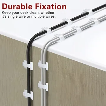 XHF 3/4” Cable Clips 60pcs – Ultimate Cord Organizer