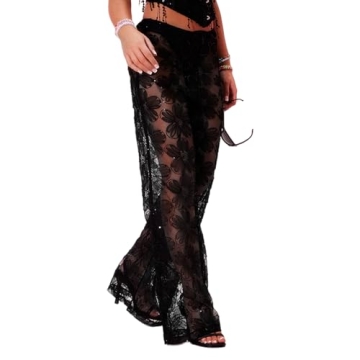 BOLLEY JOSS Women's Sexy See Through Mesh Pants