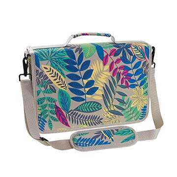 YOUSHARES 160 Slots Colored Pencil Case - Colorful Oxford Fabric Large Capacity Pen/Pencil Organizer with Strap for Watercolor Pencils, pens and Make up Brush (Colorful Aqua)