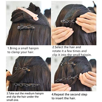 Combination Hairpin Set for Effortless Hairstyles - 6PCS