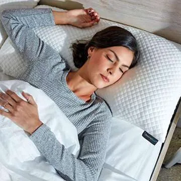 DreamyBlue Adjustable Shredded Memory Foam Pillow for Perfect Comfort