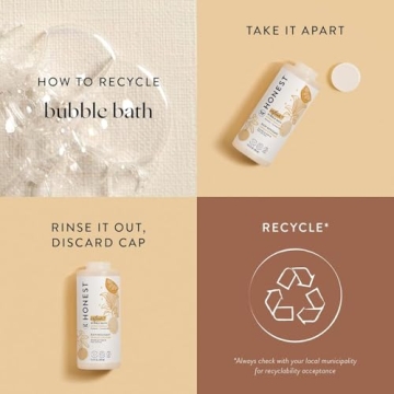 Gentle Foaming Bubble Bath by The Honest Company 12 fl oz