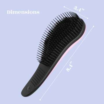 Crave Naturals Detangling Hair Brush for All Ages