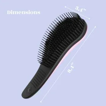 Crave Naturals Detangling Hair Brush for All Ages
