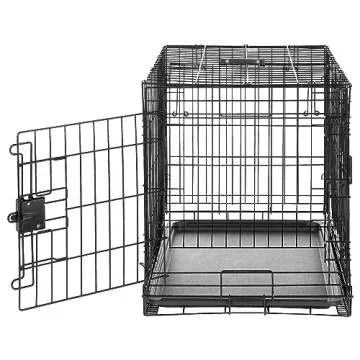Durable 30-Inch Foldable Dog Crate for Small Pets