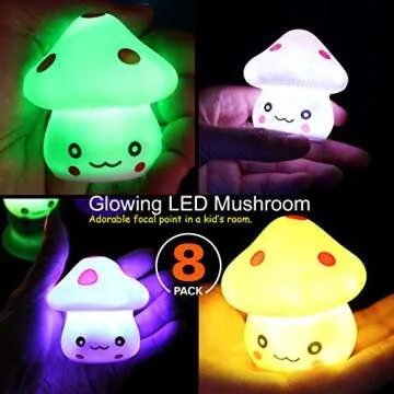 Trendy TornadoZ Color Changing Mushroom LED Toy