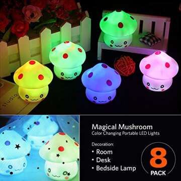 Trendy TornadoZ Color Changing Mushroom LED Toy