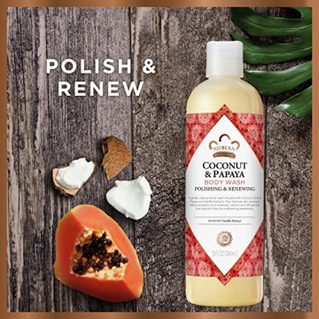 Nubian Heritage Coconut Papaya Body Wash for Soft Skin