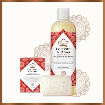 Nubian Heritage Coconut Papaya Body Wash for Soft Skin