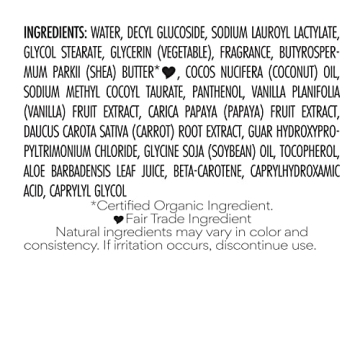 Nubian Heritage Coconut Papaya Body Wash for Soft Skin