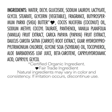 Nubian Heritage Coconut Papaya Body Wash for Soft Skin