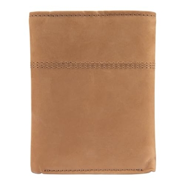 Carhartt Men's Saddle Leather Trifold Wallet Durable RFID