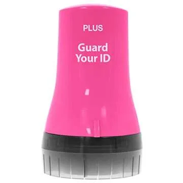 Guard Your ID Wide Advanced Roller 2.0 Identity Theft Prevention Security Stamp Pink