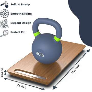 Ibyx Elegant Sliding Tray for Your Coffee Maker & Heavy Kitchen Appliances - Sturdy, Slides Easily f...