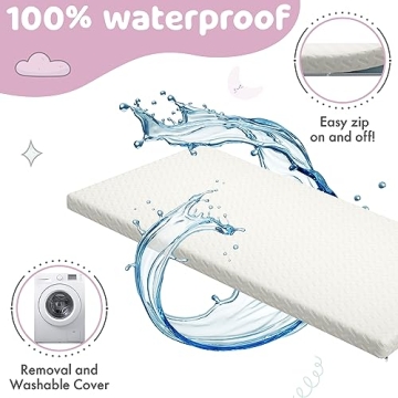 Comfortable Sleepah Crib Mattress Topper - Waterproof