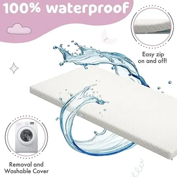 Comfortable Sleepah Crib Mattress Topper - Waterproof