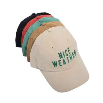 CLAPE Mens Baseball Cap Solid Color Dad Hat Adjustable Plain Hiphop Dancing Cap Outdoor Sports Runni...