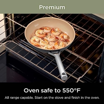 Ninja Nonstick Pots and Pans Set | 9-Piece Ceramic Cookware Set