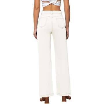 ETTELO Womens Mid-Waisted Stretchy Jeans for 2025