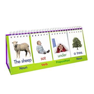 Junior Learning Sentence Flips Double-Sided Flip Stand, Ages 4-6, Vocabulary & Grammar, K-1