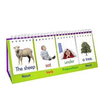 Junior Learning Sentence Flips Double-Sided Flip Stand, Ages 4-6, Vocabulary & Grammar, K-1