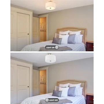 VONLUCE Semi Flush Mount Ceiling Light for Any Space