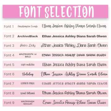 Personalized 3D Name Plate Compatible with Owala Water Bottle 24oz 32oz 40oz | 100 Color Options, 12...