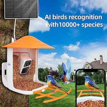 WIZACE Smart Bird Feeder Camera for Bird Watching
