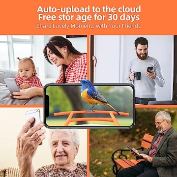 WIZACE Smart Bird Feeder Camera for Bird Watching