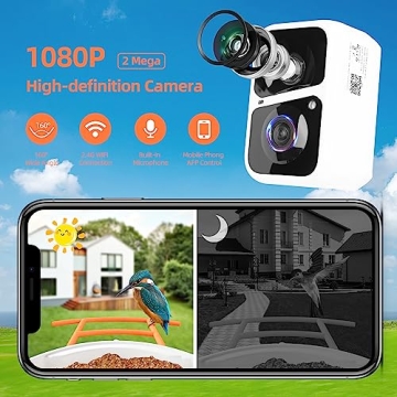 WIZACE Smart Bird Feeder Camera for Bird Watching