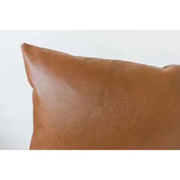 Woven Nook - Modern & Luxurious 12" x 40" Decorative Lumbar Throw Pillow Cover - Durable Quality & Machine Washable - Milo Design - Brown - 1 Pack