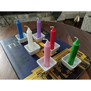 Wicca Wicks Colored Candles for Meditation & Rituals - 48 Pack