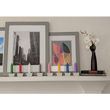 Wicca Wicks Colored Candles for Meditation & Rituals - 48 Pack