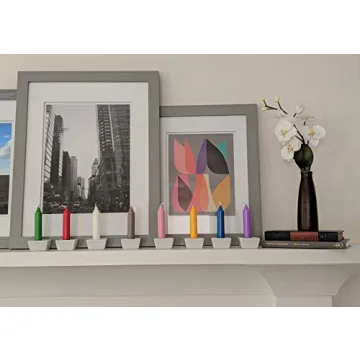 Wicca Wicks Colored Candles for Meditation & Rituals - 48 Pack