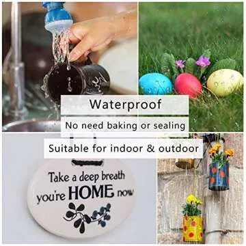 TFIVE Paint Pens Paint Markers Never Fade Quick Dry and Permanent, 12 Color Oil-Based Waterproof Paint Marker Pen Set for Rock Painting, Ceramic, Wood, Fabric, Plastic, Canvas, Glass, Mugs