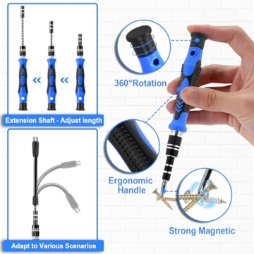 Electronics Precision Screwdriver Set 60-Piece Gift Set for Him