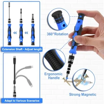 Electronics Precision Screwdriver Set 60-Piece Gift Set for Him