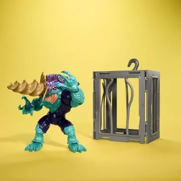 Mattel Street Sharks Slash Action Figure with Drill Motion