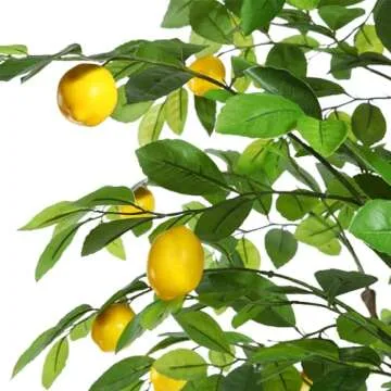 Kazeila 5 Feet Artificial Lemon Tree for Beautiful Home Decor